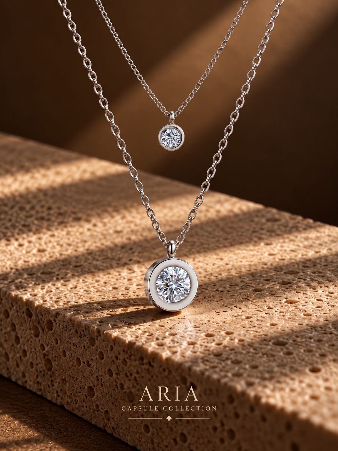 SILVERA DOUBLE NECKLACE