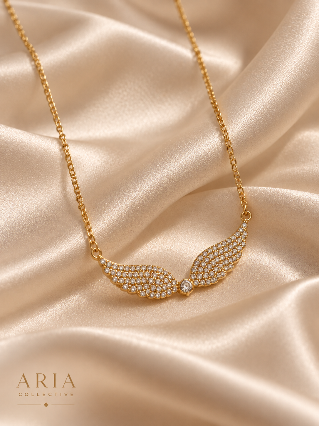 WHITE WING NECKLACE