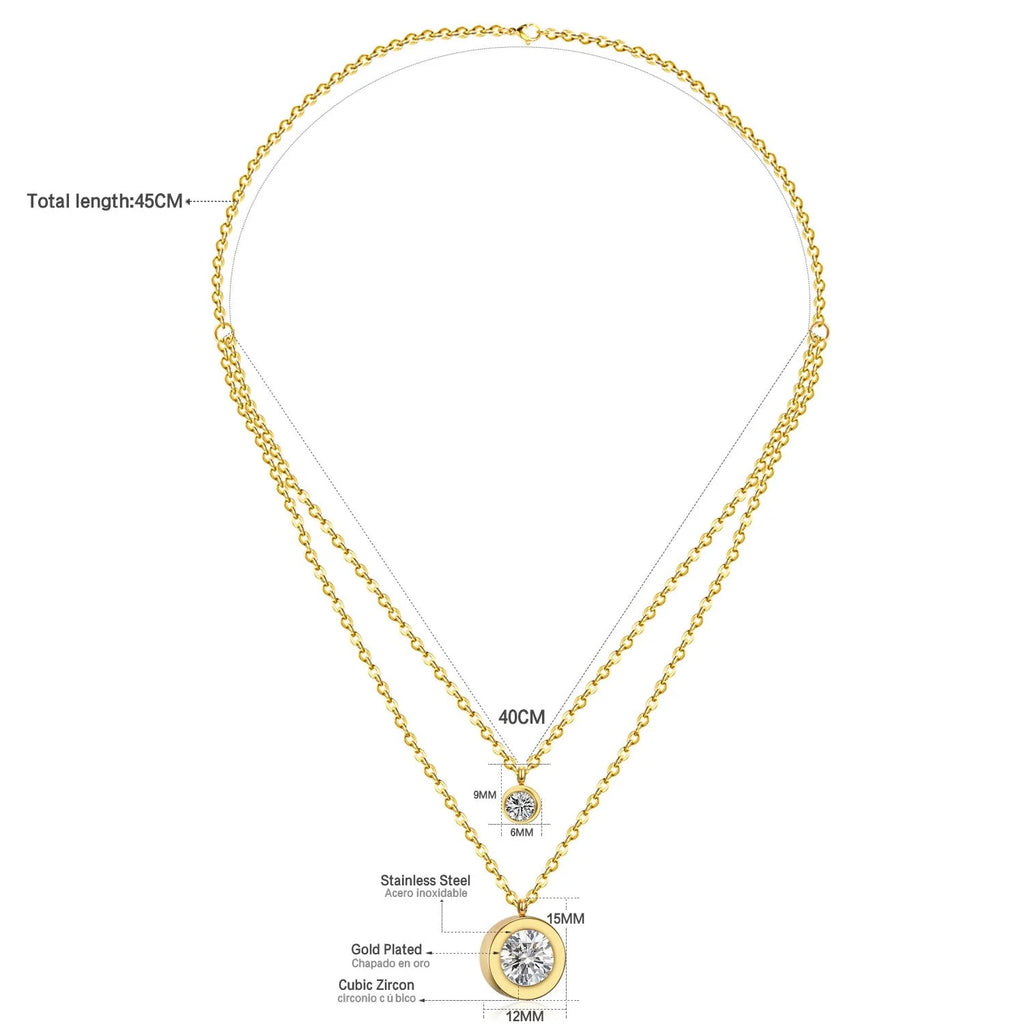 SOLARA DOUBLE NECKLACE