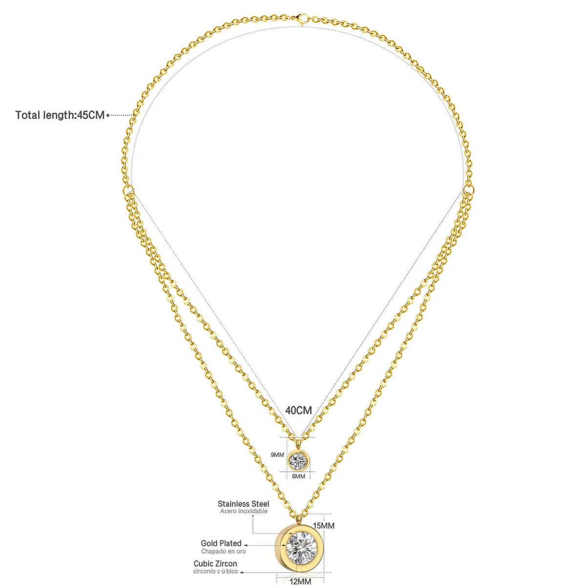 SOLARA DOUBLE NECKLACE