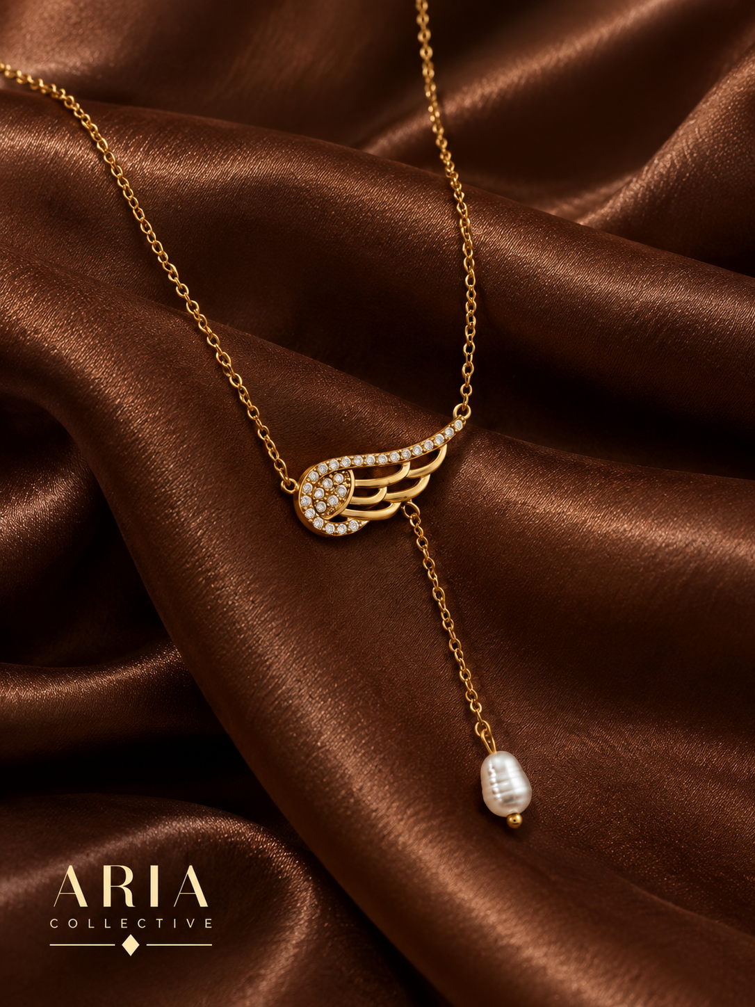 WING PEARL NECKLACE