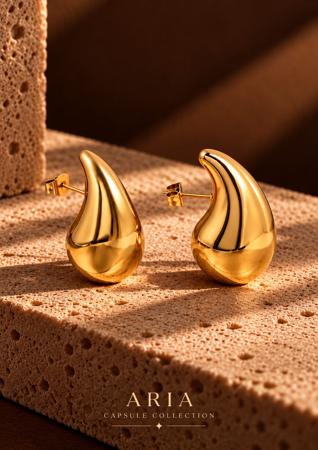 NERA GOLD EARRINGS